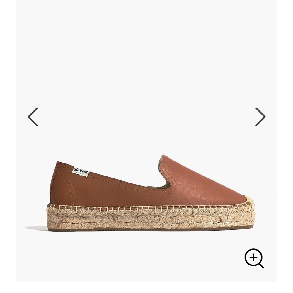 NWOT Soludos Platform Smoking slippers madewell